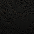 Black Paisley Pocket Square