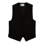 Black Wool Vest