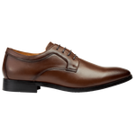 Brown Lace Up Suit Shoe