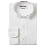 White Pique Wingtip Shirt
