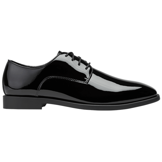 Black Shiny Tuxedo Shoe