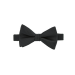 Black Striped Bow Tie