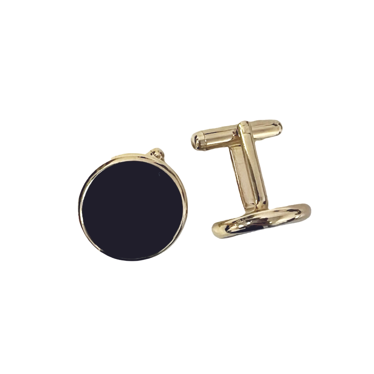 Black and Gold Cufflinks