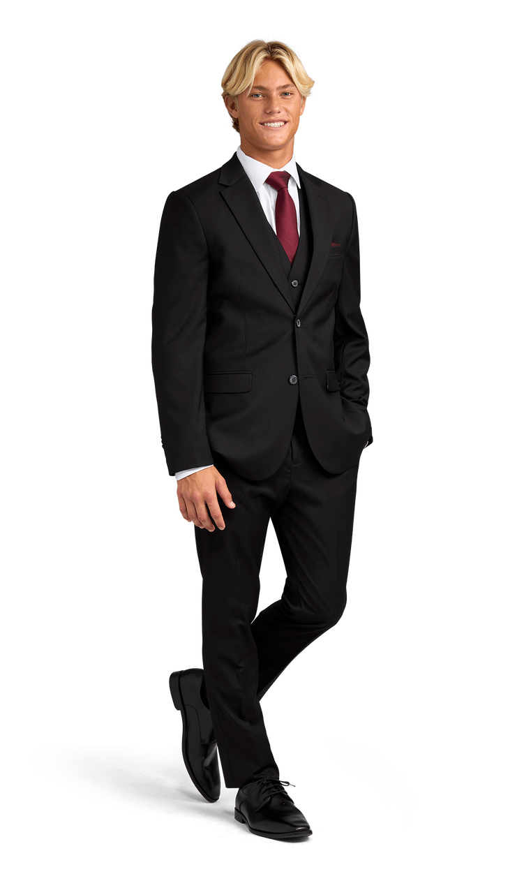 Black Stretch Suit Separates