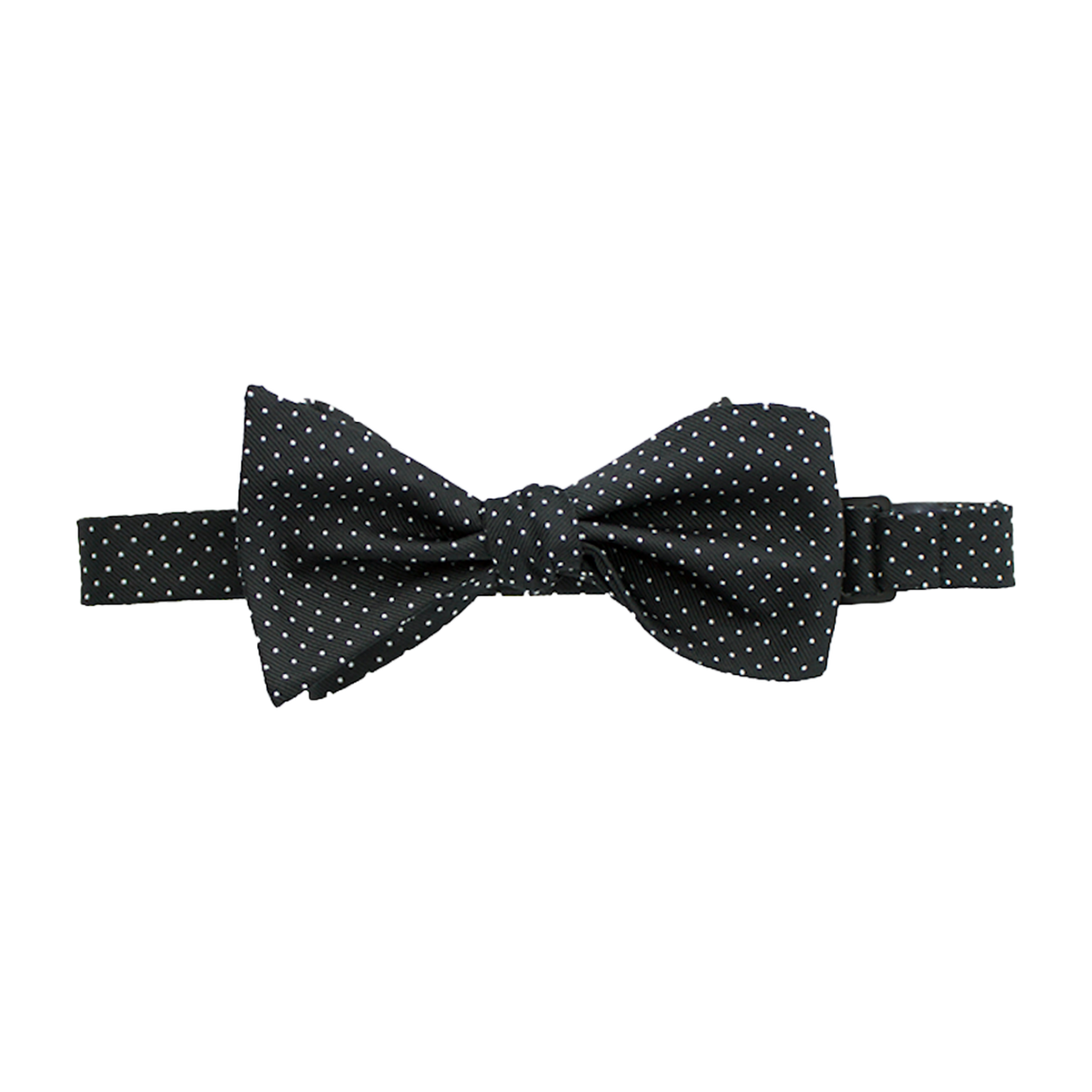 Black with White Dot Bow Tie