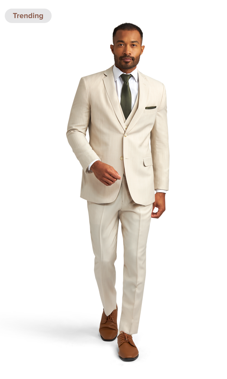 Tan Venice Suit by Midnight Blue