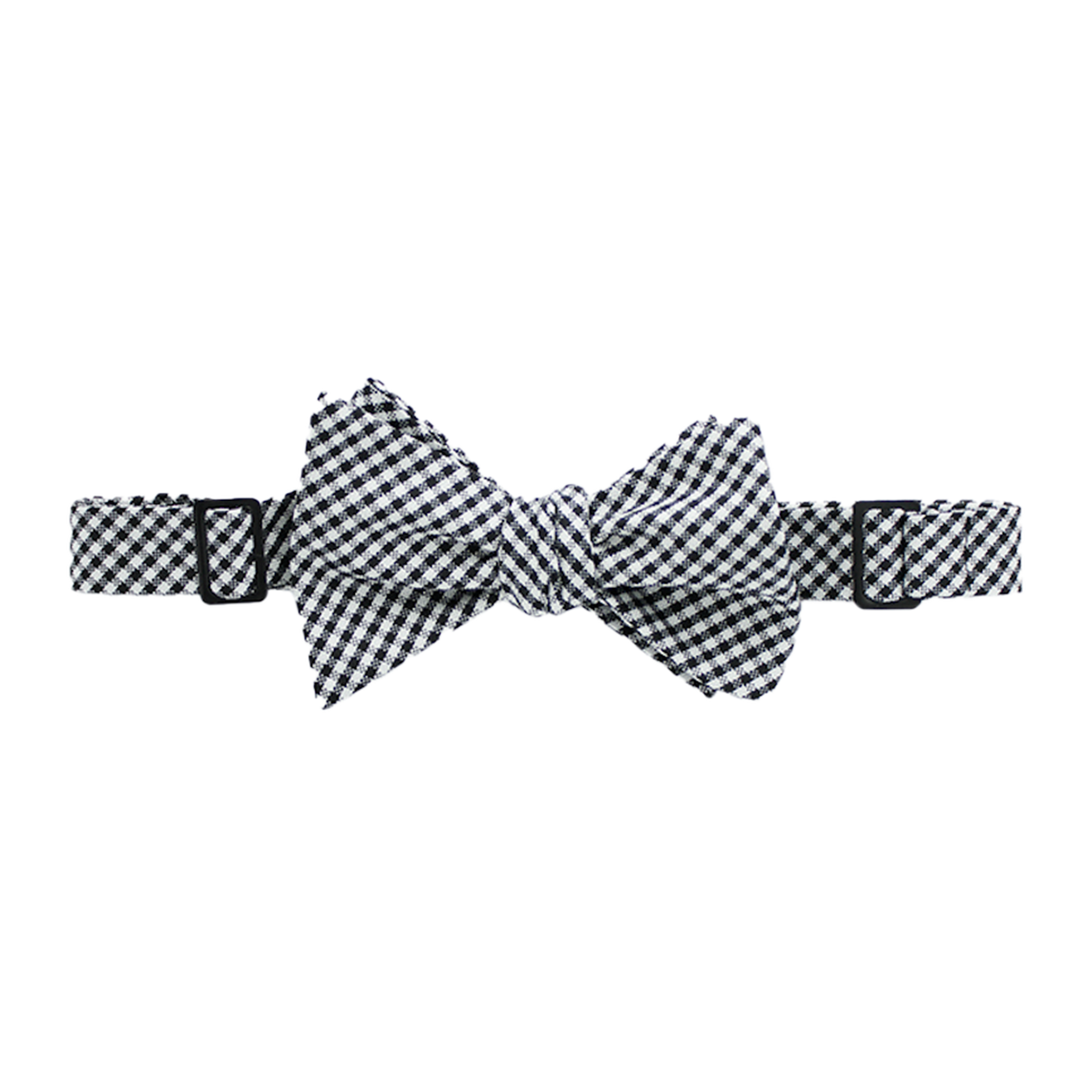 Gingham Plaid Bow Tie