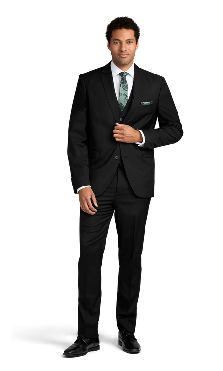 Black Stretch Suit Separates by Couture 1910