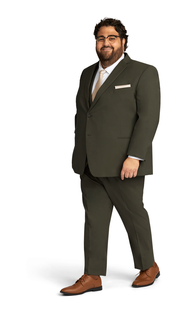 Olive Green Prado Suit