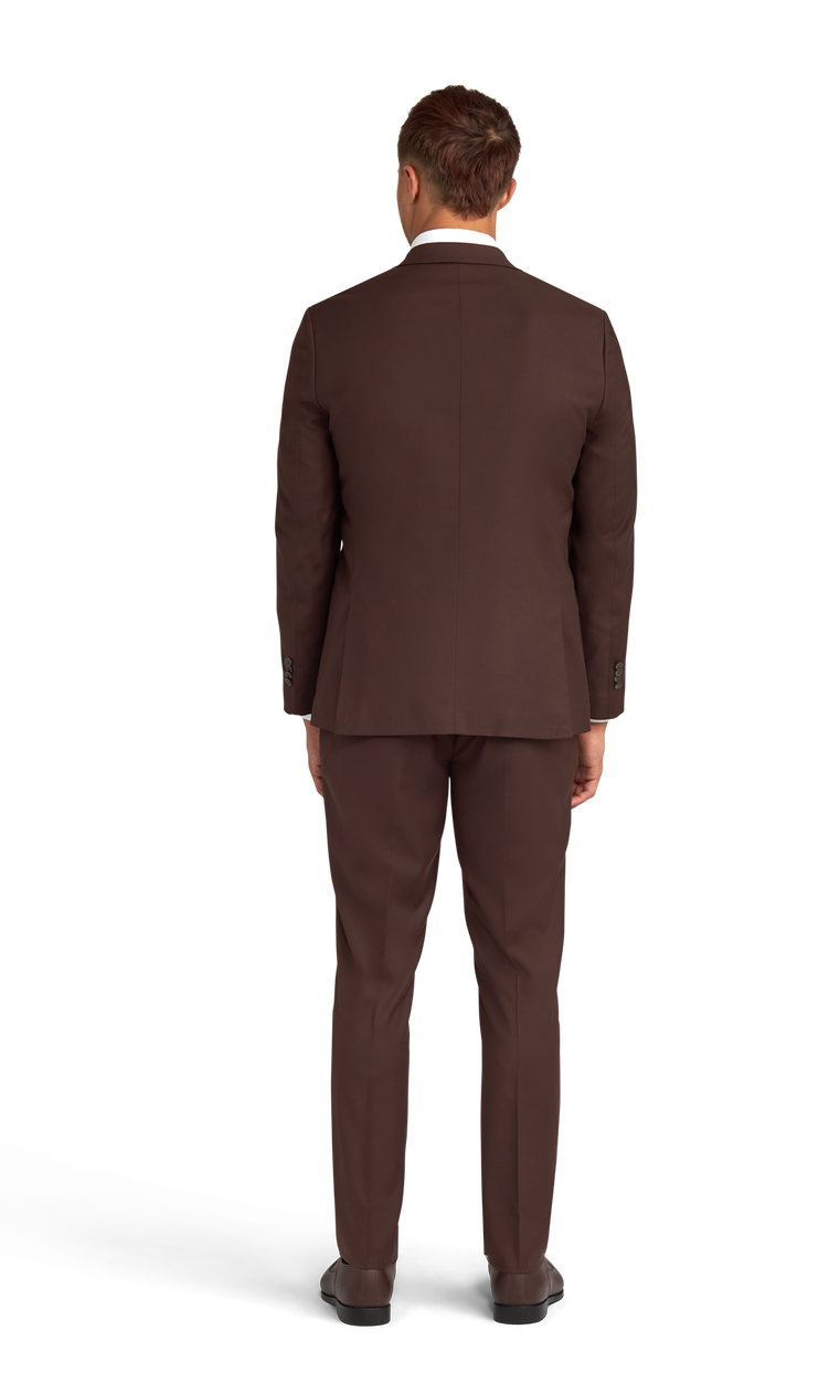 Chocolate Brown Stretch Suit Separates