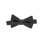 Black Satin Bow Tie