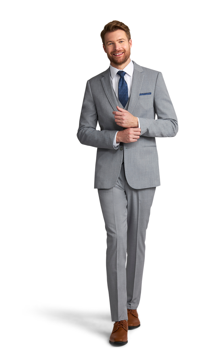 Michael Kors Heather Grey Performance Suit
