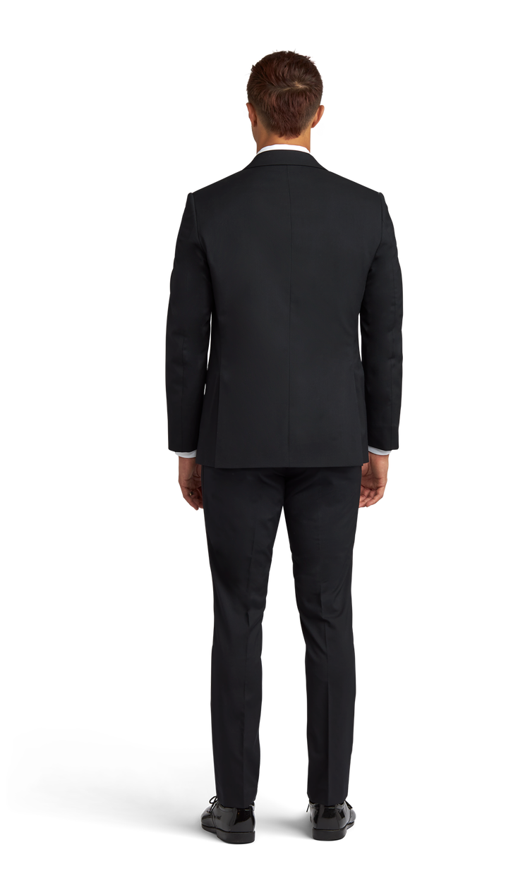 Back view of the performance tuxedo.