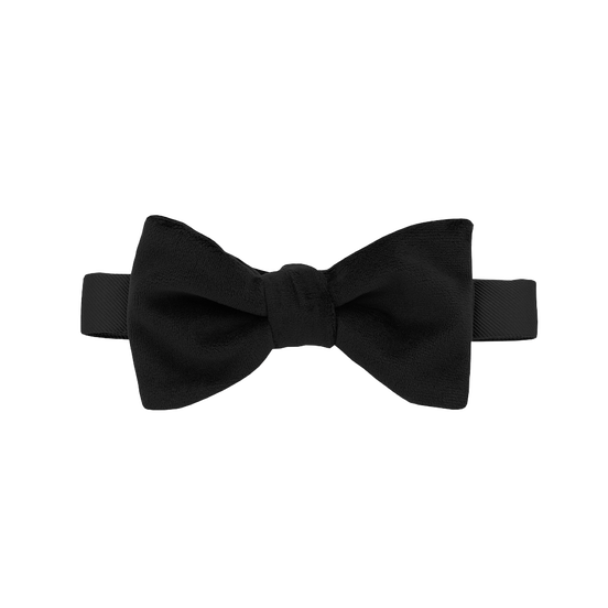 Black Velvet Bow Tie