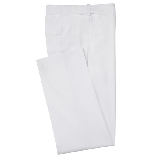 Women's White Stretch Suit Separates Pants