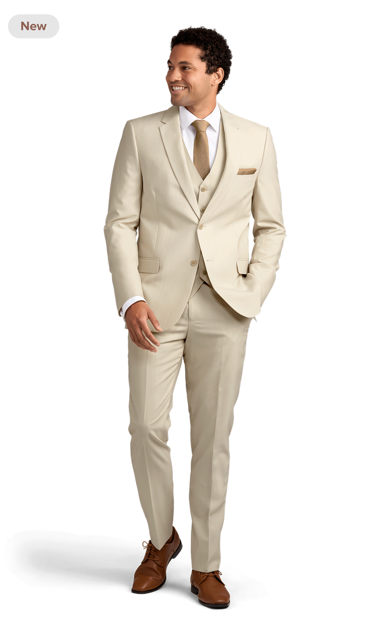 Tan Performance Suit by Michael Kors