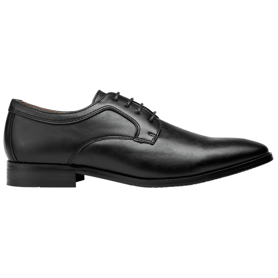 Black Oxford Lace Up Suit Shoe by Bonafini