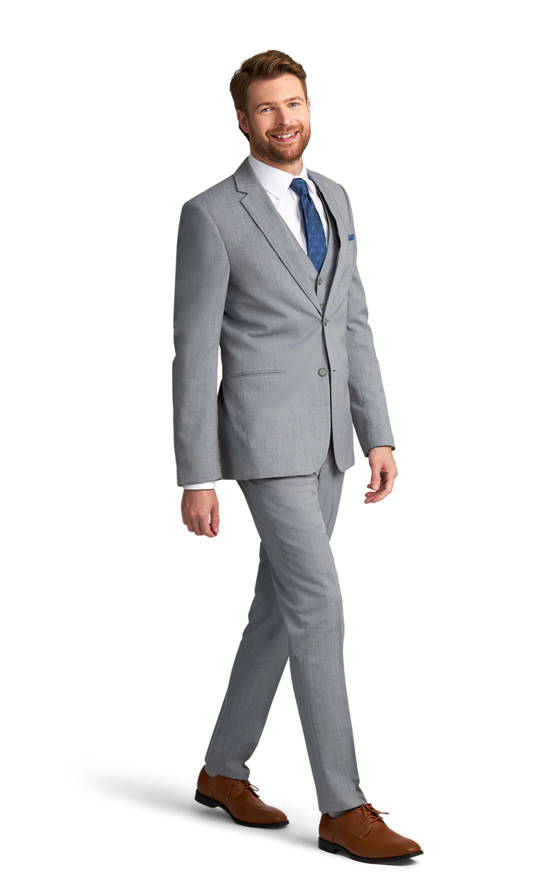 Michael Kors Heather Grey Performance Suit Walking