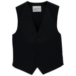 Black Satin Vest