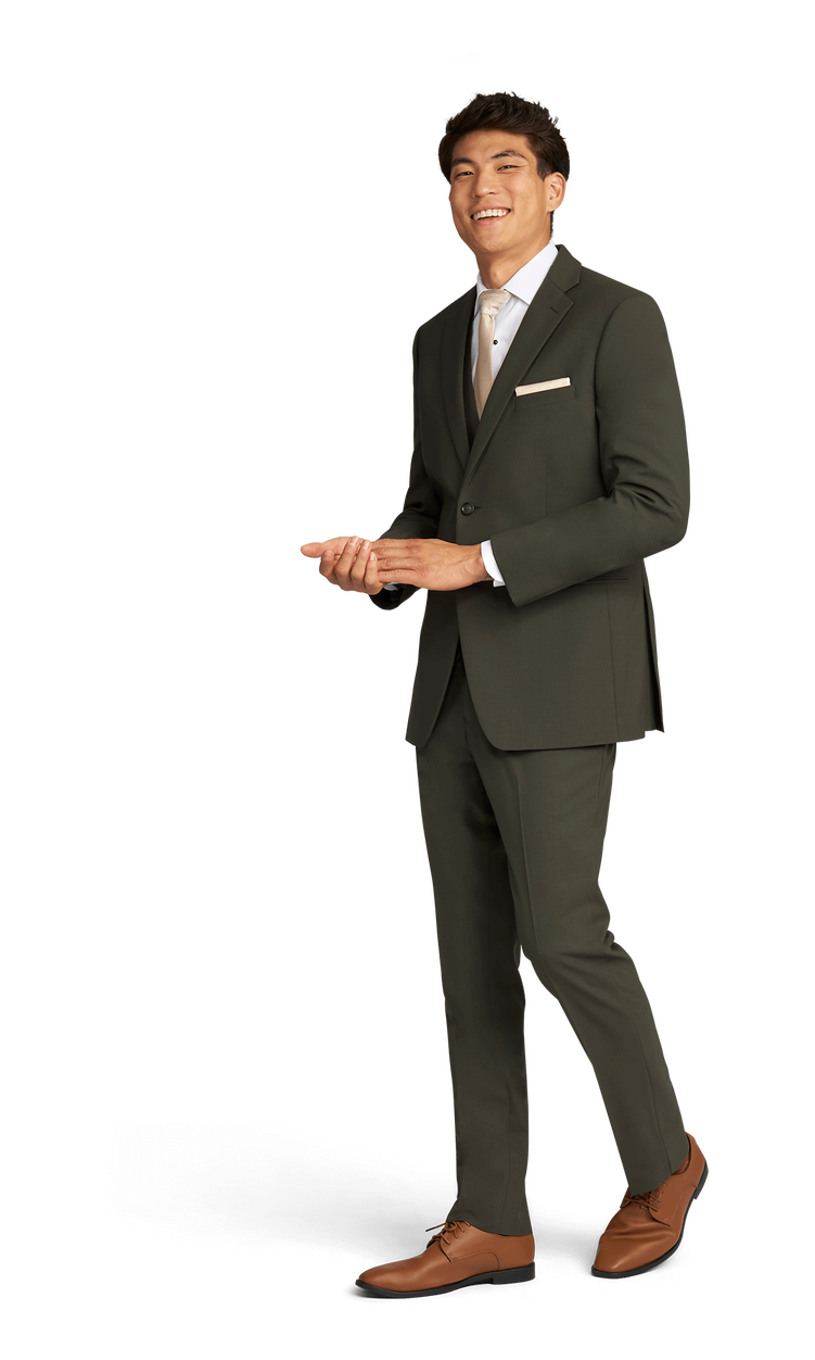 Olive Green Suit