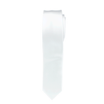 White Satin Long Tie