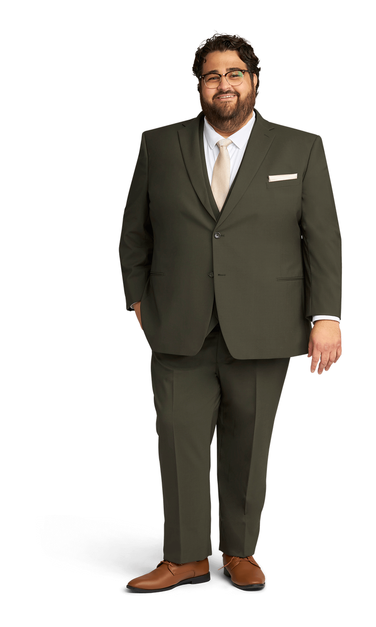 Olive Green Suit