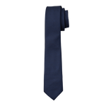Navy Textured Long Tie