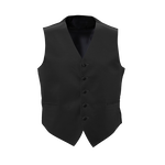 Black Satin Vest