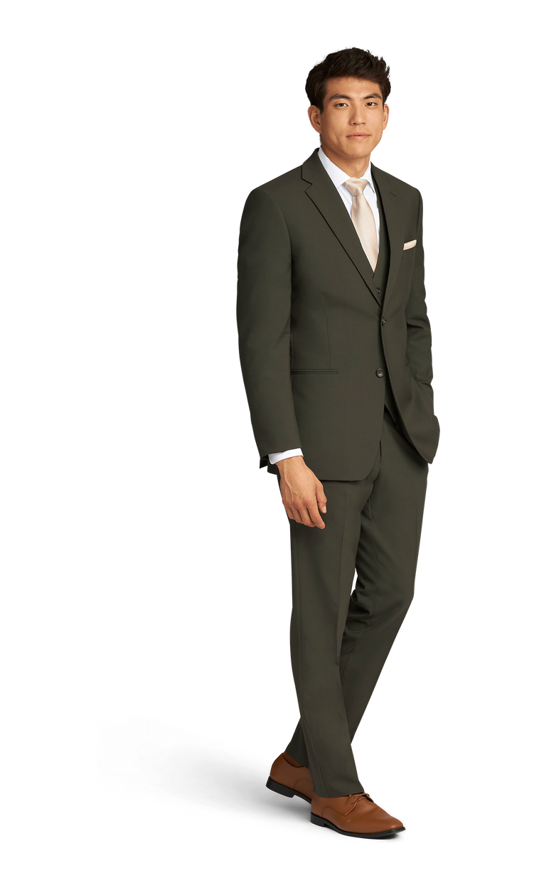 Olive Green Suit
