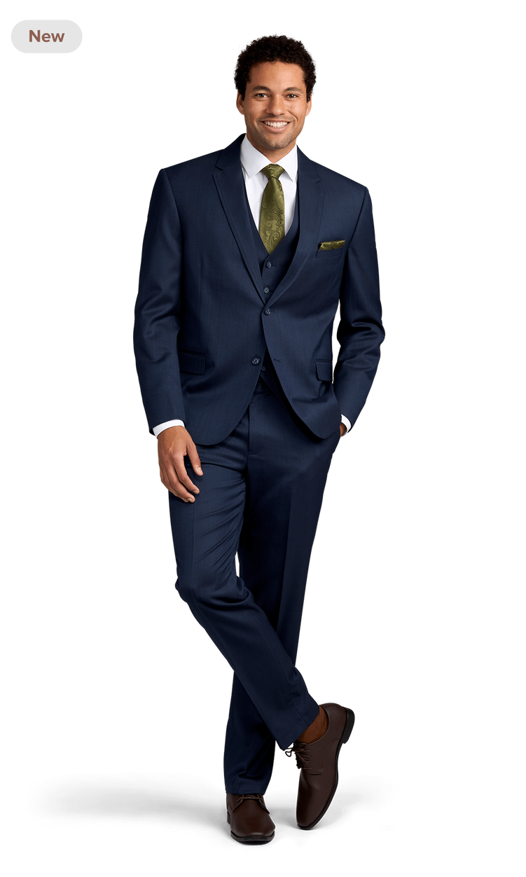 Navy Performance Suit by Michael Kors