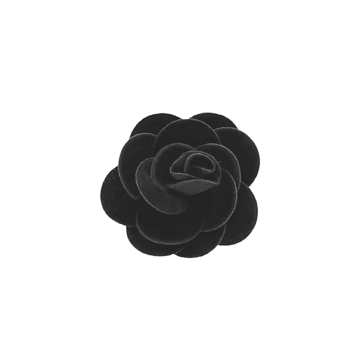 Black Rose Lapel Pin
