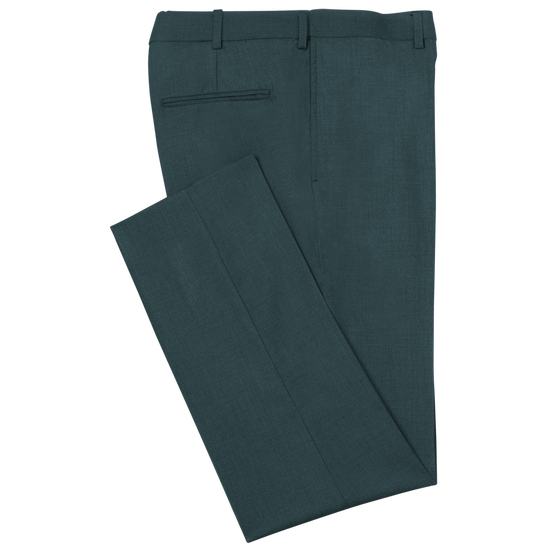 Green Stretch Suit Separates Pants