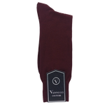 Burgundy Dress Socks