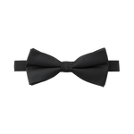Black Textured Bow Tie