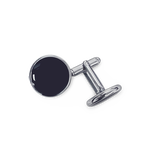 Black and Silver Cufflinks
