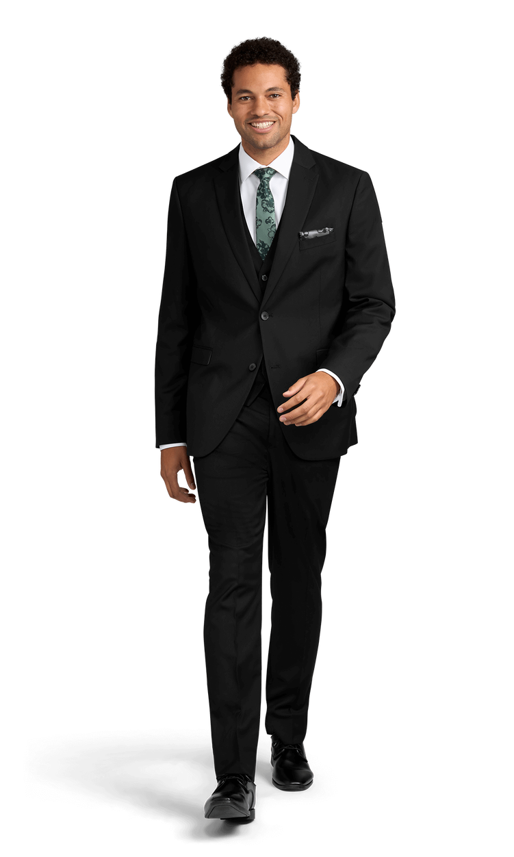 Black Stretch Suit Separates