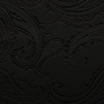 Black Paisley Pocket Square