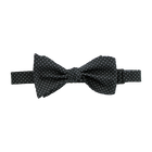 Black with White Dot Bow Tie