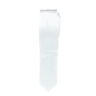 White Satin Long Tie