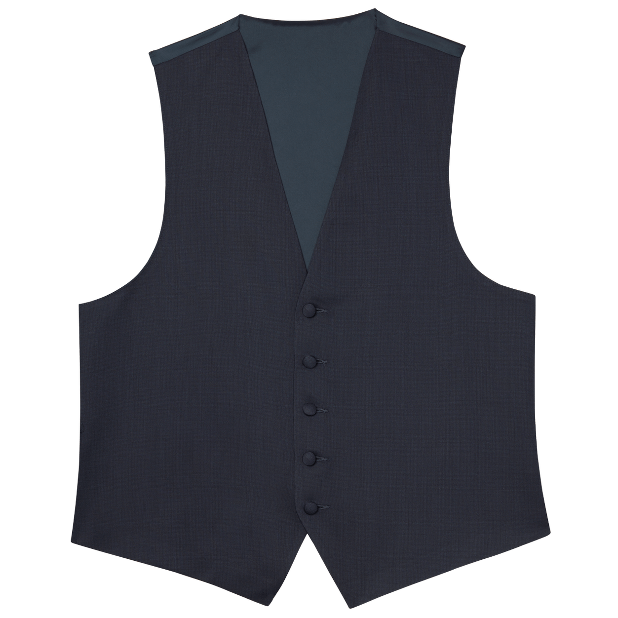 Navy Wool Vest