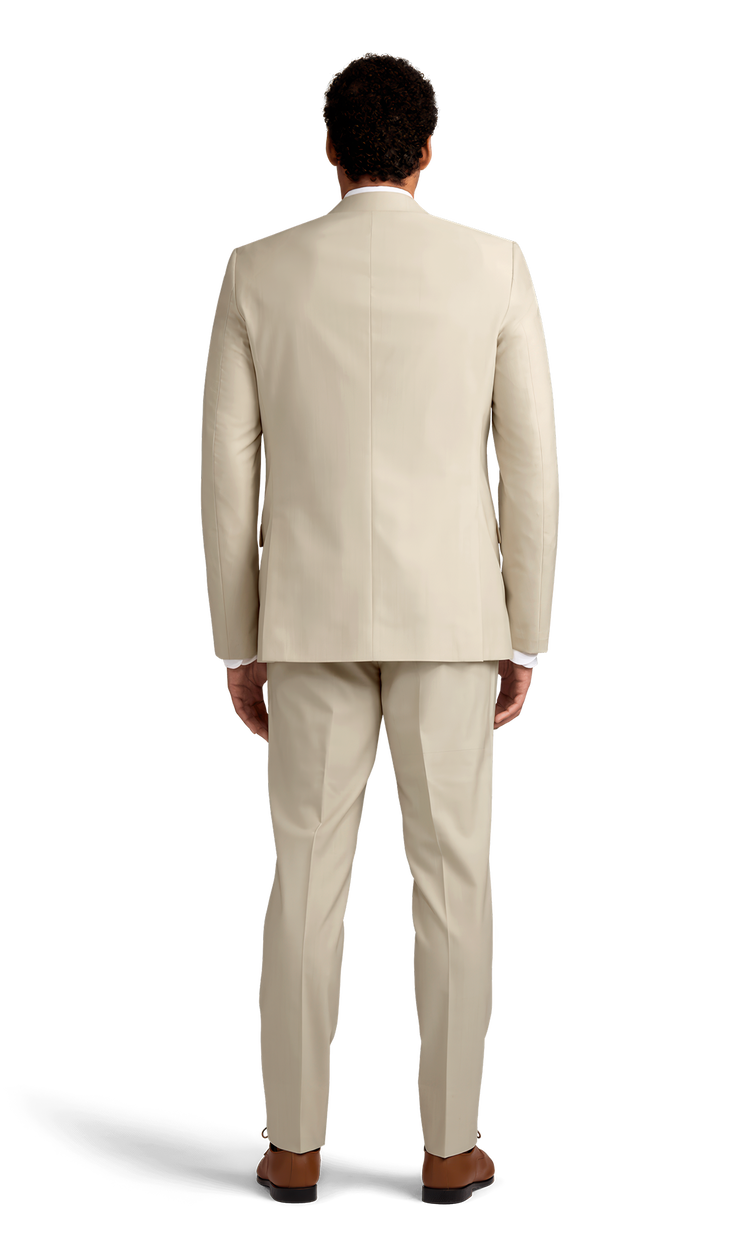 Michael Kors Tan Performance Suit Back View