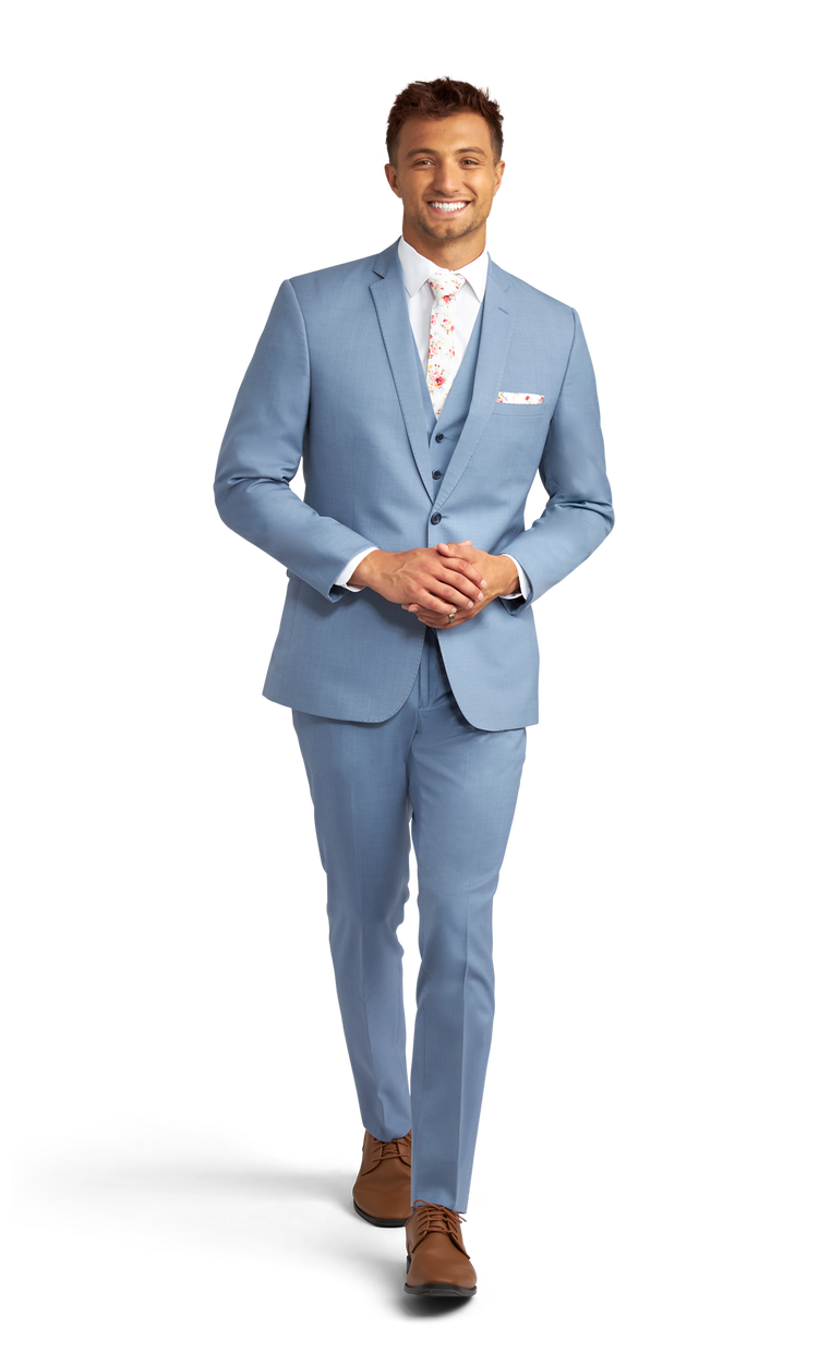 Light Blue Verona Suit by Midnight Blue