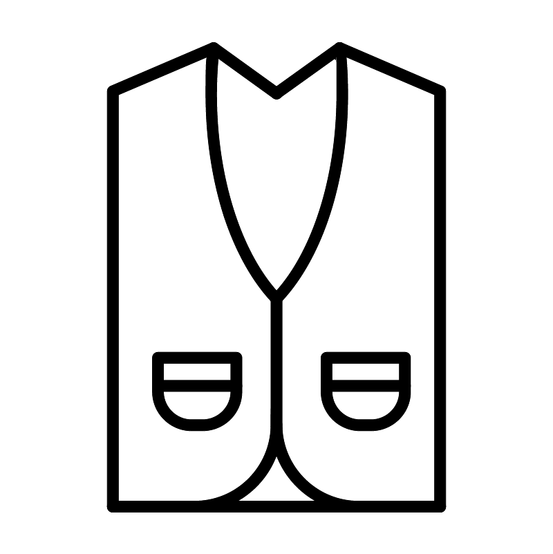 Icon of a vest